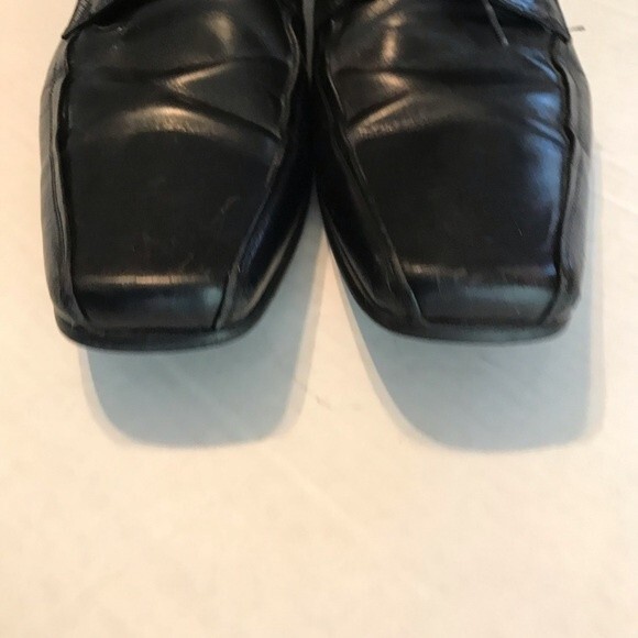 KENNETH COLE Mens Magic Place Lace Up Oxford Shoes Leather Square Toe Size 8.5 - Picture 3 of 8